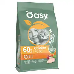 Zooplus Oasy Adult Kip brokken voor katten - Dubbelpak: 2 x 6 kg aanbieding