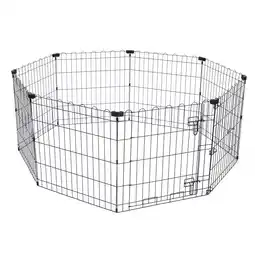 Zooplus TIAKI metalen puppypen maat S: 8 panelen à 61x64cm hond aanbieding