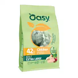 Zooplus Dubbelpak: 2x 10 kg Oasy Adult Extra Large Kip Hondenvoer droog aanbieding