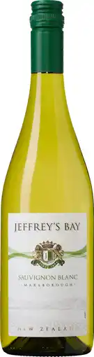 Wijnvoordeel 1 fles Jeffrey's Bay Sauvignon Blanc aanbieding
