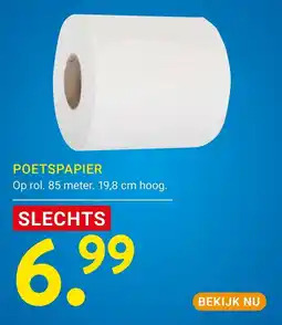 Kluswijs Poetspapier aanbieding