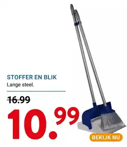 Kluswijs Stoffer en blik aanbieding