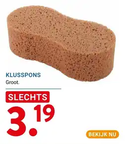 Kluswijs Klusspons aanbieding