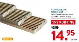 Kluswijs Vlonderplank naaldhout aanbieding
