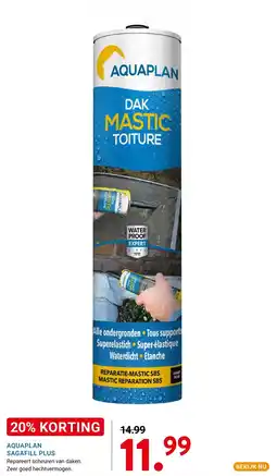 Kluswijs Aquapla sagafill plus aanbieding