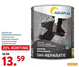 Kluswijs Aquaplan dakreparatiepasta aanbieding