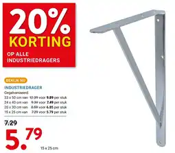 Kluswijs Industriedrager aanbieding
