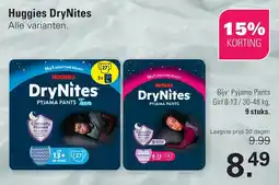 De Online Drogist Huggies DryNites aanbieding