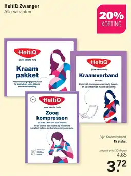 De Online Drogist HeltiQ Kraamverband aanbieding