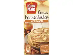 Hoogvliet Koopmans Oma's pannenkoeken mix aanbieding