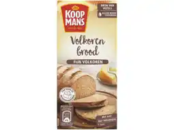 Hoogvliet Koopmans Volkoren brood mix aanbieding