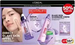 Kruidvat Keuze uit L'Oréal Paris Glass Skin gezichtsverzorging. aanbieding