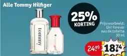 Kruidvat Alle Tommy Hilfiger aanbieding