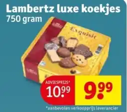 Kruidvat Lambertz luxe koekjes aanbieding
