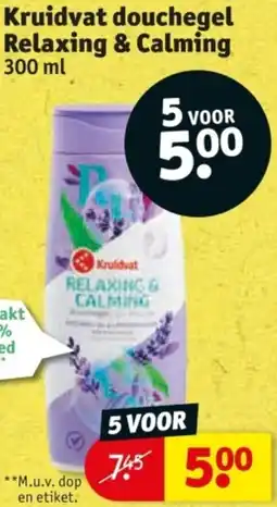 Kruidvat Kruidvat douchegel Relaxing & Calming aanbieding