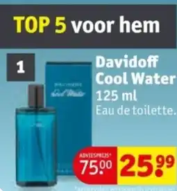 Kruidvat Davidoff Cool Water aanbieding