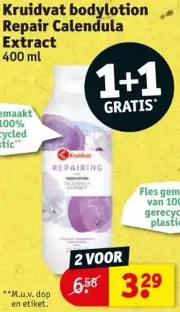 Kruidvat Kruidvat bodylotion Repair Calendula Extract aanbieding