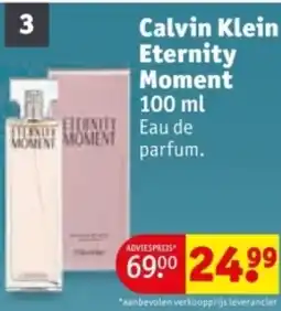 Kruidvat Calvin Klein Eternity Moment aanbieding