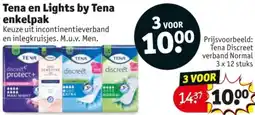 Kruidvat Tena en Lights by Tena enkelpak aanbieding