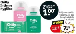Kruidvat Chilly Intieme Hygiëne aanbieding
