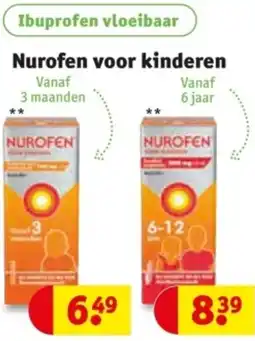 Kruidvat Nurofen voor kinderen aanbieding