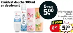 Kruidvat Kruidvat douche en deodorant aanbieding