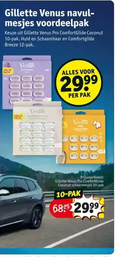 Kruidvat Gillette Venus navulmesjes voordeelpak aanbieding