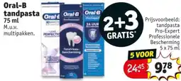 Kruidvat Oral-B tandpasta aanbieding