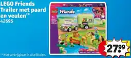 Kruidvat LEGO Friends Trailer met paard en veulen aanbieding