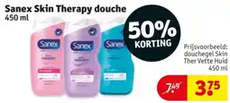 Kruidvat Sanex Skin Therapy douche aanbieding