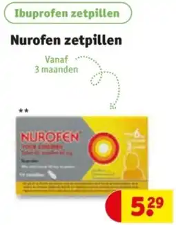 Kruidvat Nurofen zetpillen aanbieding