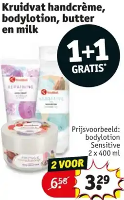Kruidvat Kruidvat handcrème, bodylotion, butter en milk aanbieding