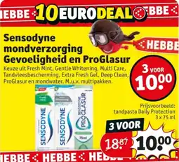 Kruidvat Sensodyne mondverzorging Gevoeligheid en ProGlasur aanbieding