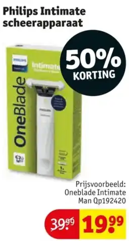 Kruidvat Philips Intimate scheerapparaat aanbieding