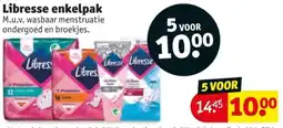 Kruidvat Libresse enkelpak aanbieding