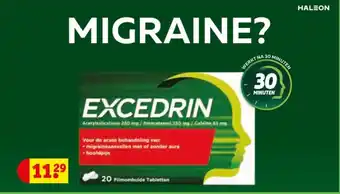 Kruidvat Excedrin aanbieding
