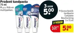 Kruidvat Prodent tandpasta aanbieding