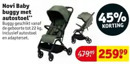 Kruidvat Novi Baby buggy met autostoel aanbieding
