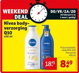 Kruidvat Nivea bodyverzorging Q10 aanbieding