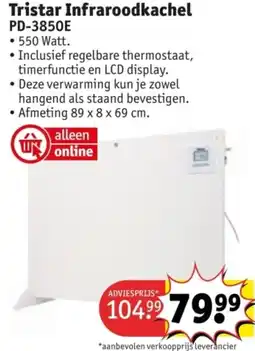 Kruidvat Tristar Infraroodkachel aanbieding