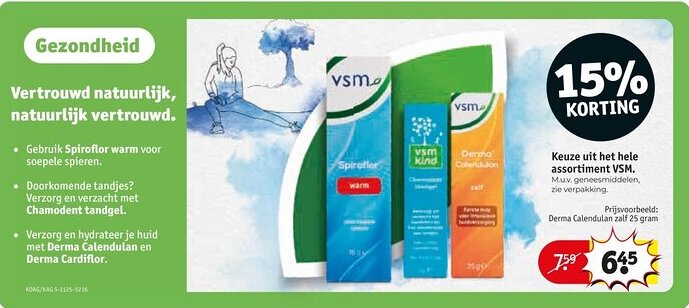 Kruidvat Keuze uit het hele assortiment VSM. aanbieding