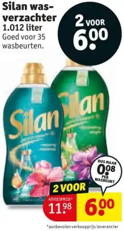 Kruidvat Silan wasverzachter aanbieding