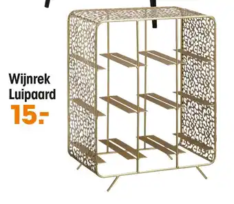 Kwantum Wijnrek Luipaard aanbieding