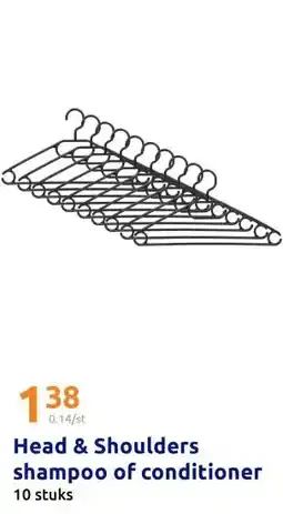 Action Head & Shoulders shampoo of conditioner aanbieding