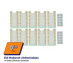 Action Eid Mubarak uitdeelzakjes aanbieding