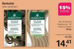 De Online Drogist Herbatint aanbieding