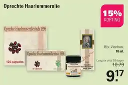 De Online Drogist Oprechte Haarlemmerolie aanbieding