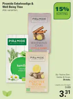 De Online Drogist Piramide Enkelvoudige & Well Being Thee aanbieding