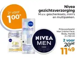 Trekpleister Nivea gezichtsverzorging aanbieding