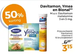 Trekpleister Davitamon, Ymea en Bional aanbieding